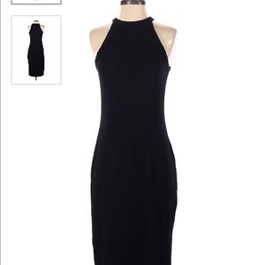 Old Navy Sleeveless High Neck Ribbed Midi Dress- Size M- New with Tags! 🔖